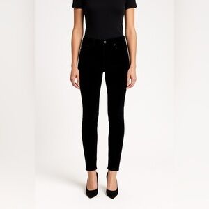 nwt OTD John Varvatos Classic Velvet Skinny Pants Jeans Black Size 26